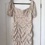 Thumbnail for Robe Storia blanche à motifs fleuris taille M