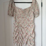 Thumbnail for Robe Storia blanche à motifs fleuris taille M