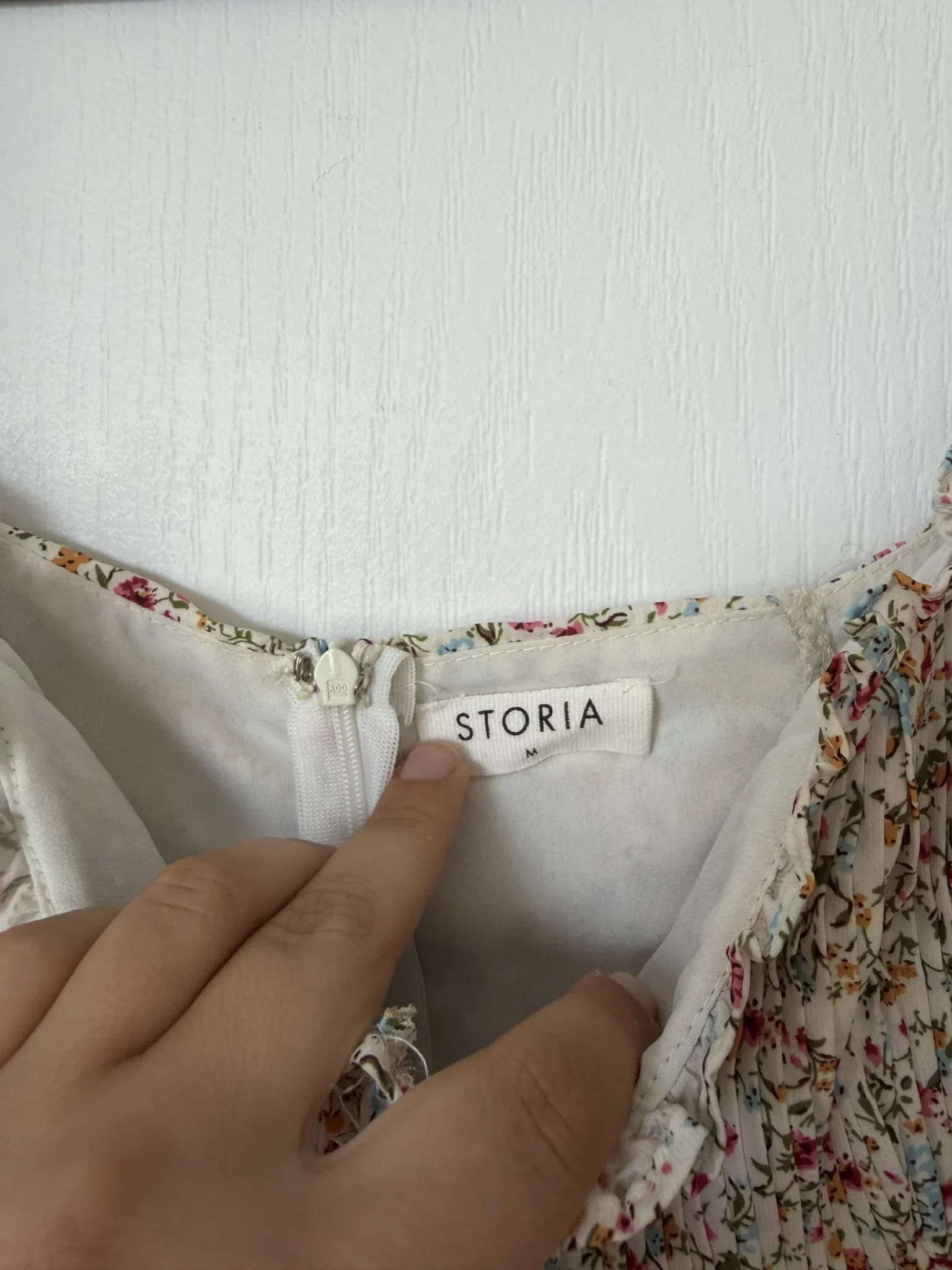 Image for Robe Storia blanche à motifs fleuris taille M