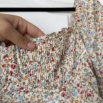 Thumbnail for Robe Storia blanche à motifs fleuris taille M