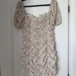 Thumbnail for Robe Storia blanche à motifs fleuris taille M