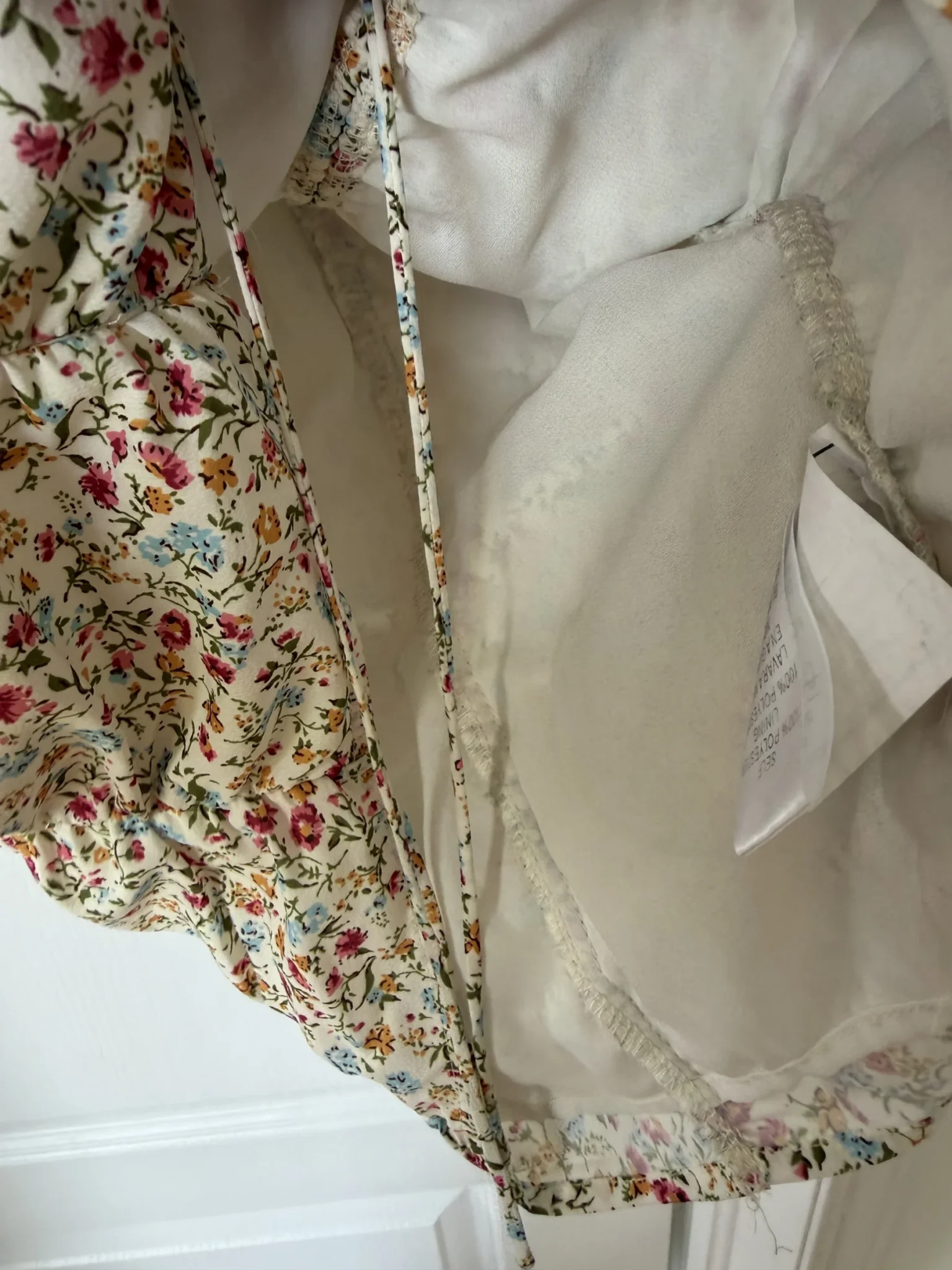 Image for Robe Storia blanche à motifs fleuris taille M