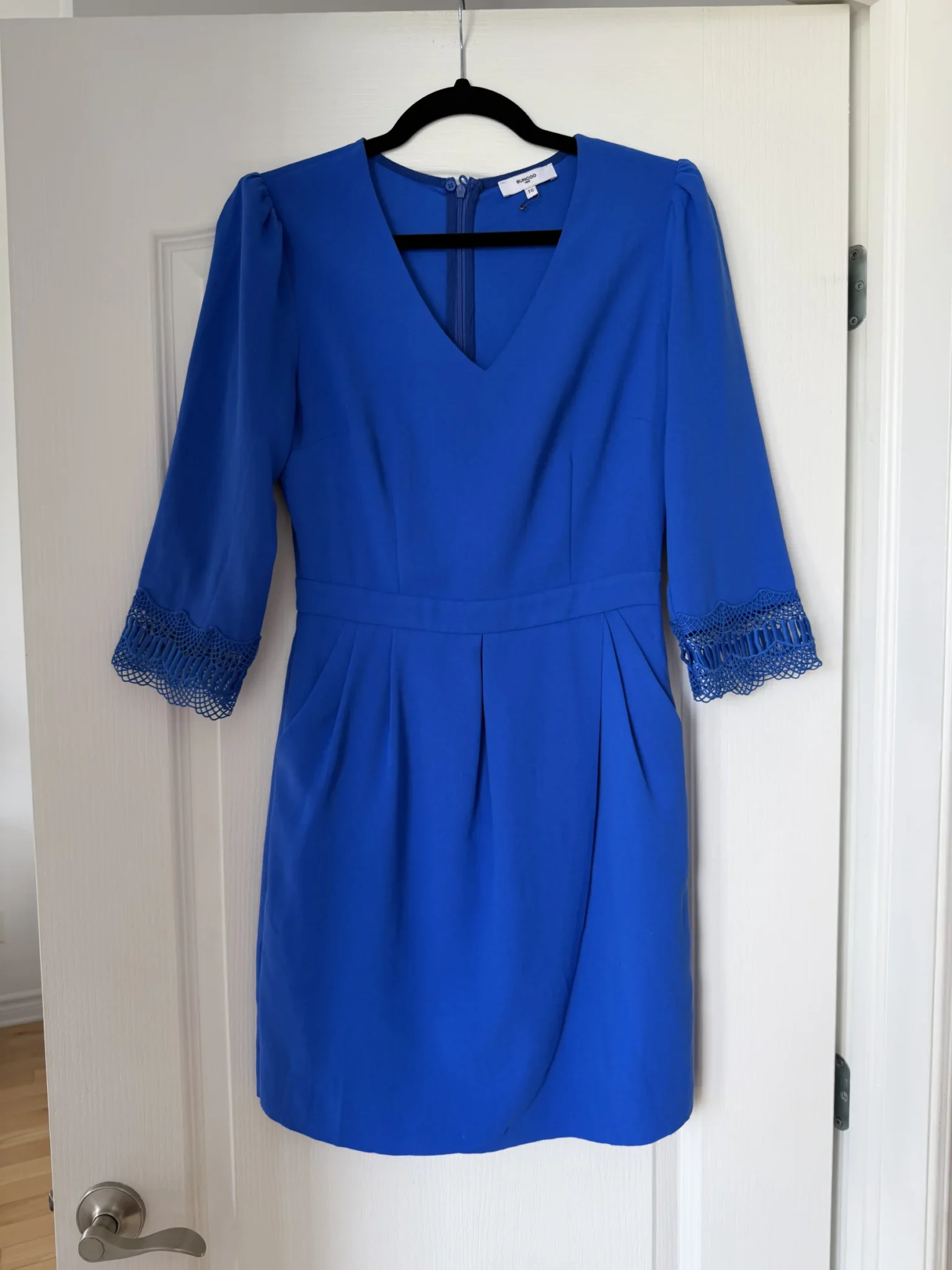 Featured image for Robe Suncoo Paris taille S bleu électrique