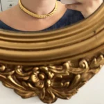 Thumbnail for Collier Monet ras de cou plaqué or