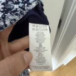 Thumbnail for Robe longue Michael Kors bleu fleuris blanc taille L