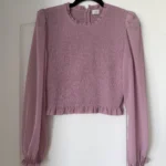 Featured thumbnail for Blouse Wilfred Aritzia modèle Tempest taille M violet lila