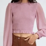 Thumbnail for Blouse Wilfred Aritzia modèle Tempest taille M violet lila