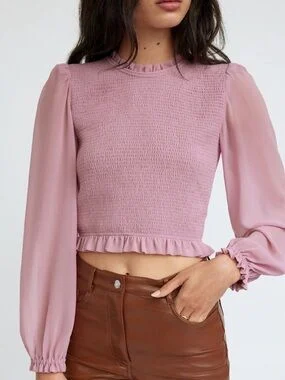 Image for Blouse Wilfred Aritzia modèle Tempest taille M violet lila
