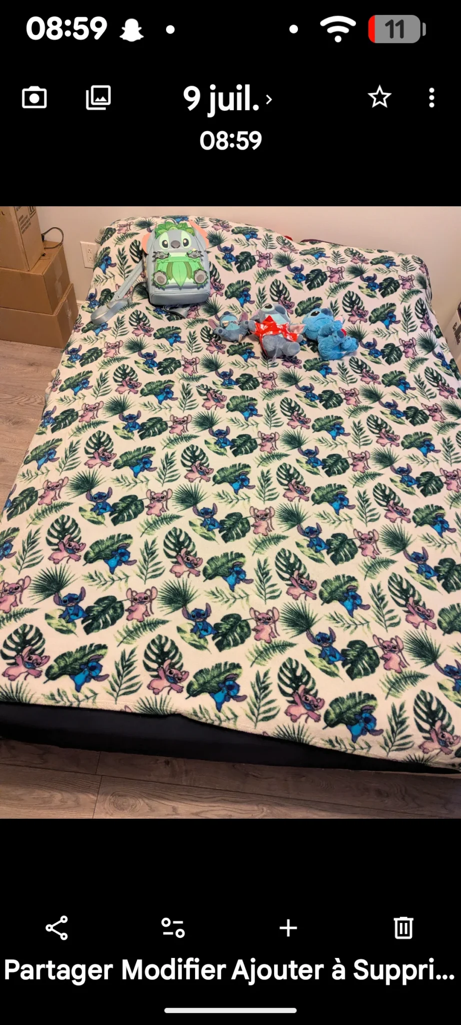 Featured image for Couverture Stitch en coton de marque Home