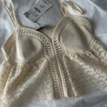 Featured thumbnail for Haut crop en tricot