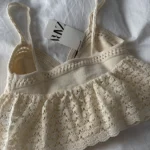 Thumbnail for Haut crop en tricot
