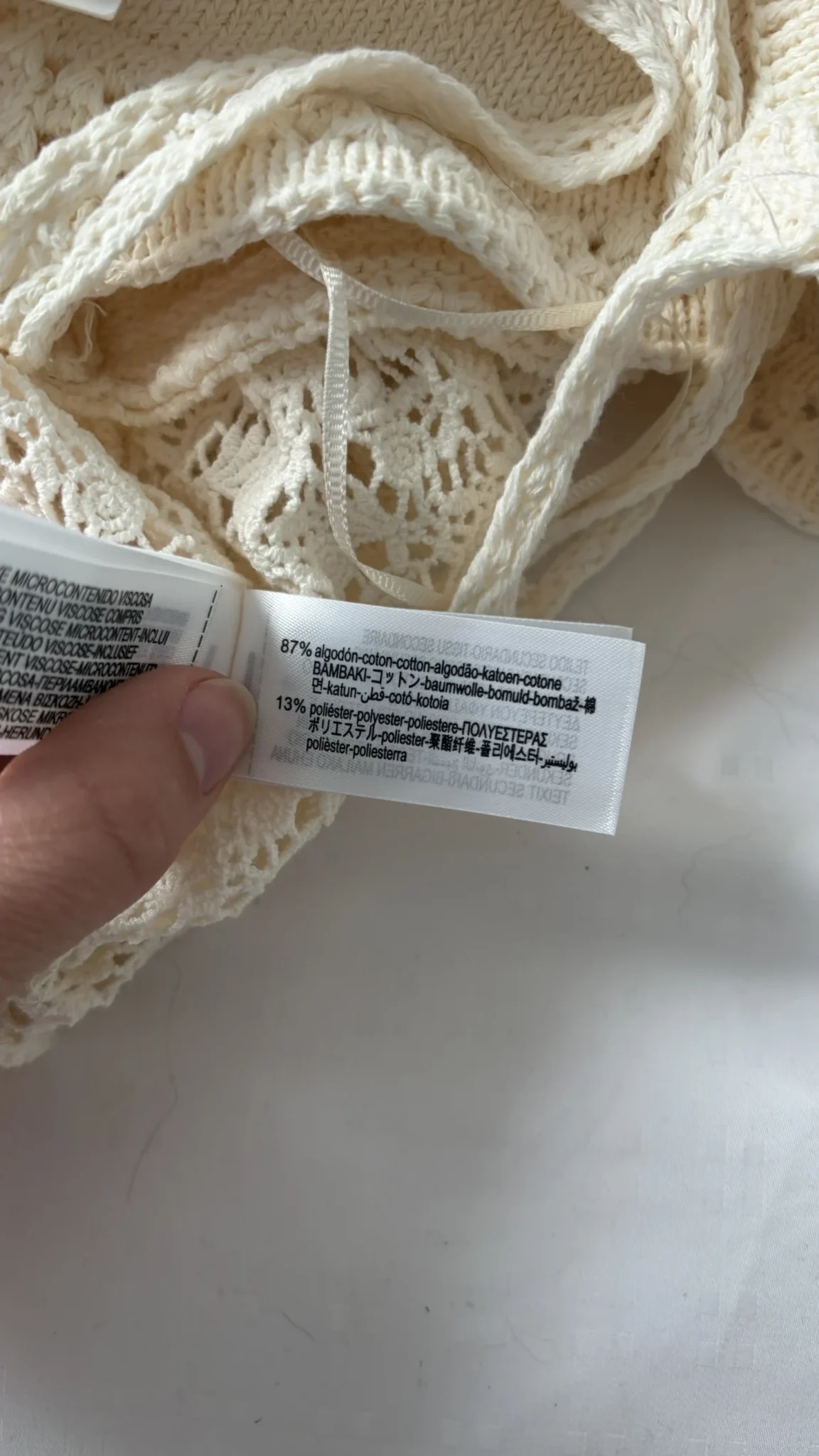 Image for Haut crop en tricot