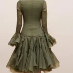 Thumbnail for Green midi dress