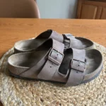 Thumbnail for Birkenstock Arizona in brown leather – 38