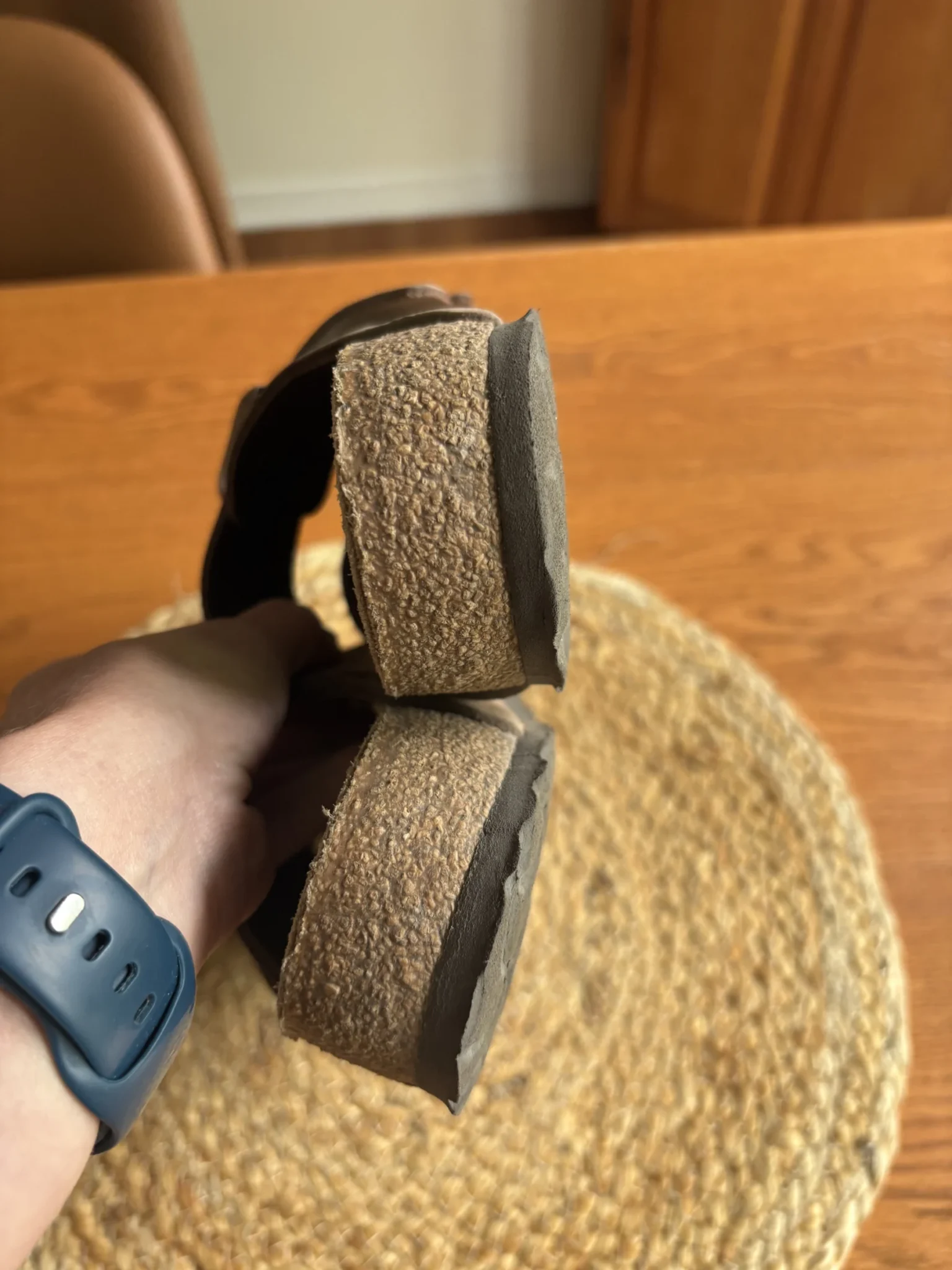 Image for Birkenstock Arizona in brown leather – 38