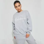 Featured thumbnail for Garage Calabasas Oversized Grey Crewneck Sweater Sweatshirt
