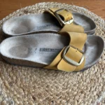 Thumbnail for Birkenstock Madrid in mustard-yellow leather