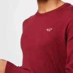 Thumbnail for Red Hollister Crew Neck Pullover Sweater Shirt