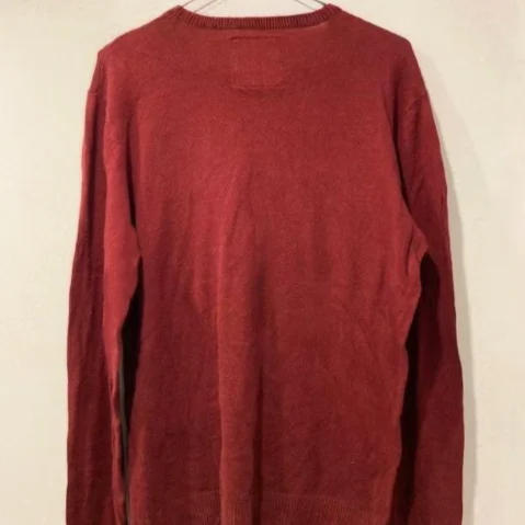 Image for Red Hollister Crew Neck Pullover Sweater Shirt