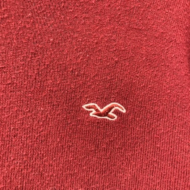 Image for Red Hollister Crew Neck Pullover Sweater Shirt