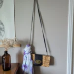Featured thumbnail for Sac en rotin tissé et cuir