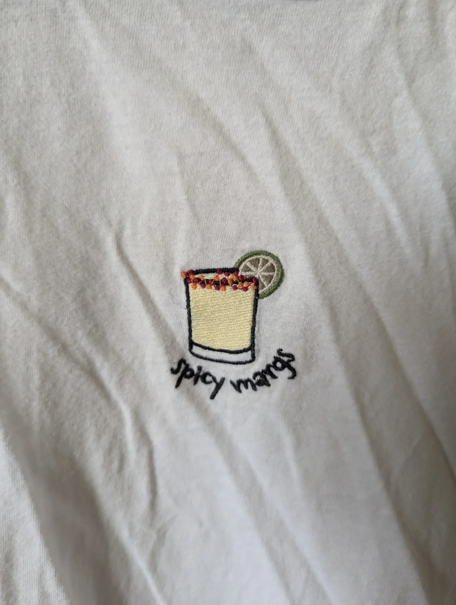 Image for T-shirt en coton avec broderie