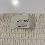 Thumbnail for Haut Camisole Blanche à Smocks Aritzia Wilfred White Ballet Smocked Cami Tank Top