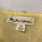 Thumbnail for Camisole Courte Fleurie Jaune Rose Volant For Love & Lemons Yellow Pink Floral Ruffle Cami Crop Top