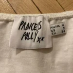 Thumbnail for T-Shirt Blanc Froncé à Lacets Princess Polly White Ruched Crop Top T-Shirt with Lace Up Detail