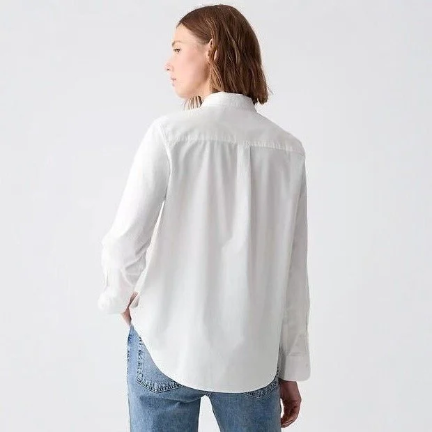 Image for Chemise Popeline Blanche avec Poche Avant GAP White Poplin Shirt with Front Pocket