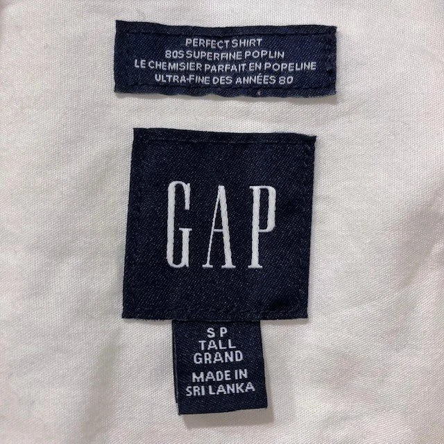 Image for Chemise Popeline Blanche avec Poche Avant GAP White Poplin Shirt with Front Pocket