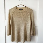 Featured thumbnail for ♥️JUDITH ET CHARLES slightly golden-coloured knitted jumper