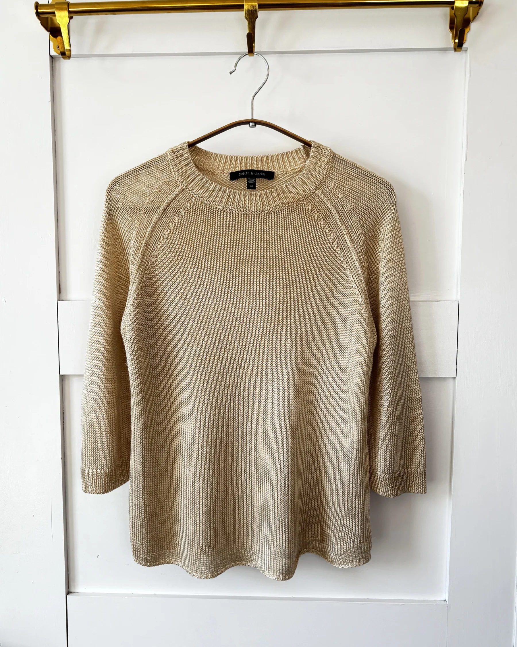 🌟Baisse de prix  ♥️Pull en maille légèrement doré JUDITH ET CHARLES Judith et Charles seconde main