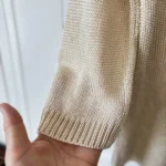 Thumbnail for ♥️JUDITH ET CHARLES slightly golden-coloured knitted jumper