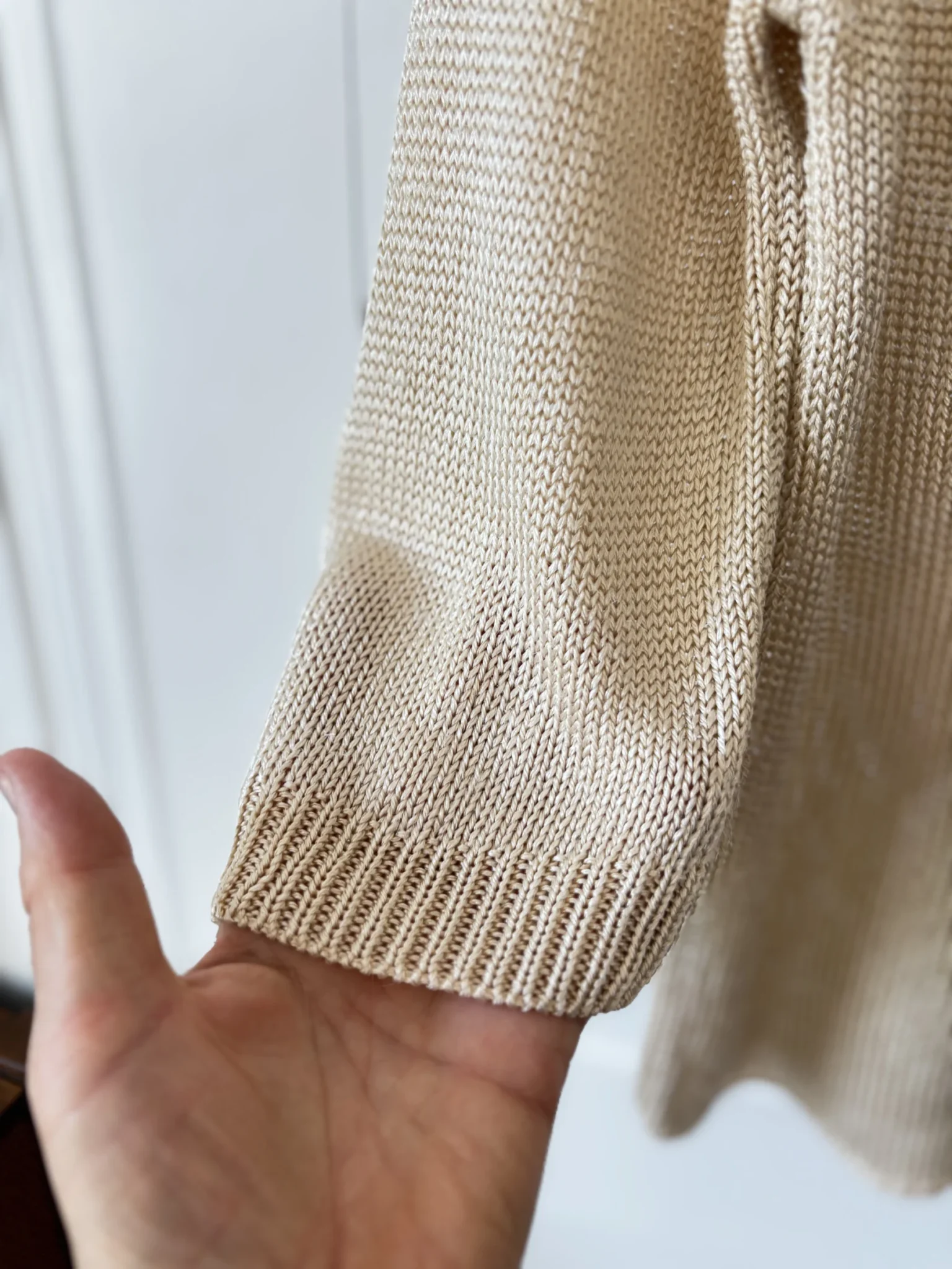 Image for ♥️JUDITH ET CHARLES slightly golden-coloured knitted jumper