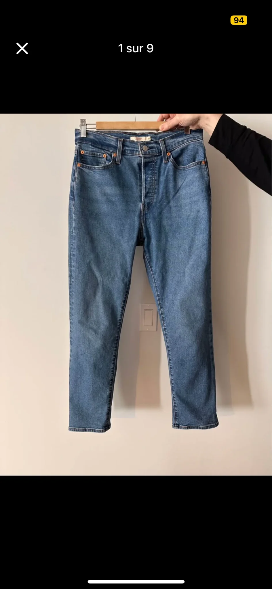 Featured image for Levi's Women's Wedgie High Rise Straight Jeans Love In The Mist - Medium Stone Wash size W30-L28 NEW