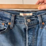 Thumbnail for Levi's Women's Wedgie High Rise Straight Jeans Love In The Mist - Medium Stone Wash size W30-L28 NEW
