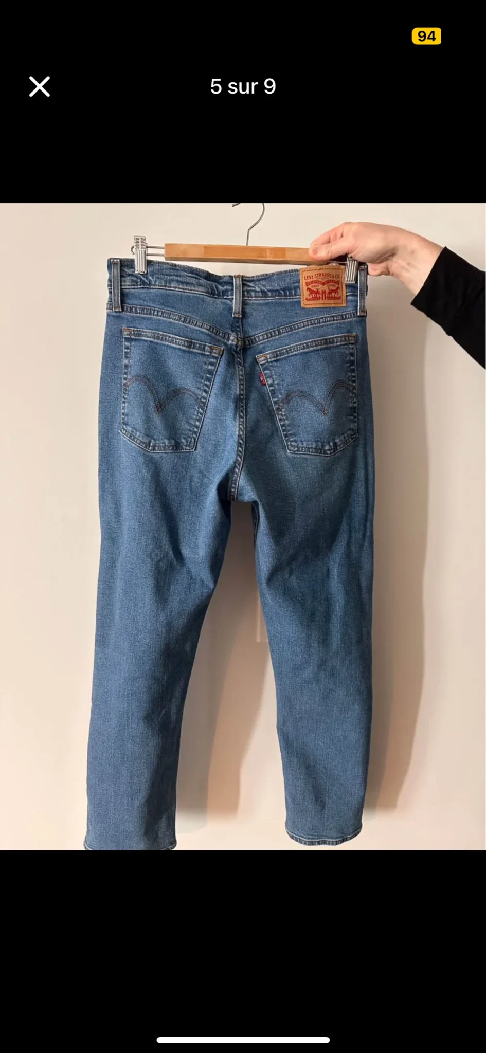 Image for Levi's Women's Wedgie High Rise Straight Jeans Love In The Mist - Medium Stone Wash size W30-L28 NEW