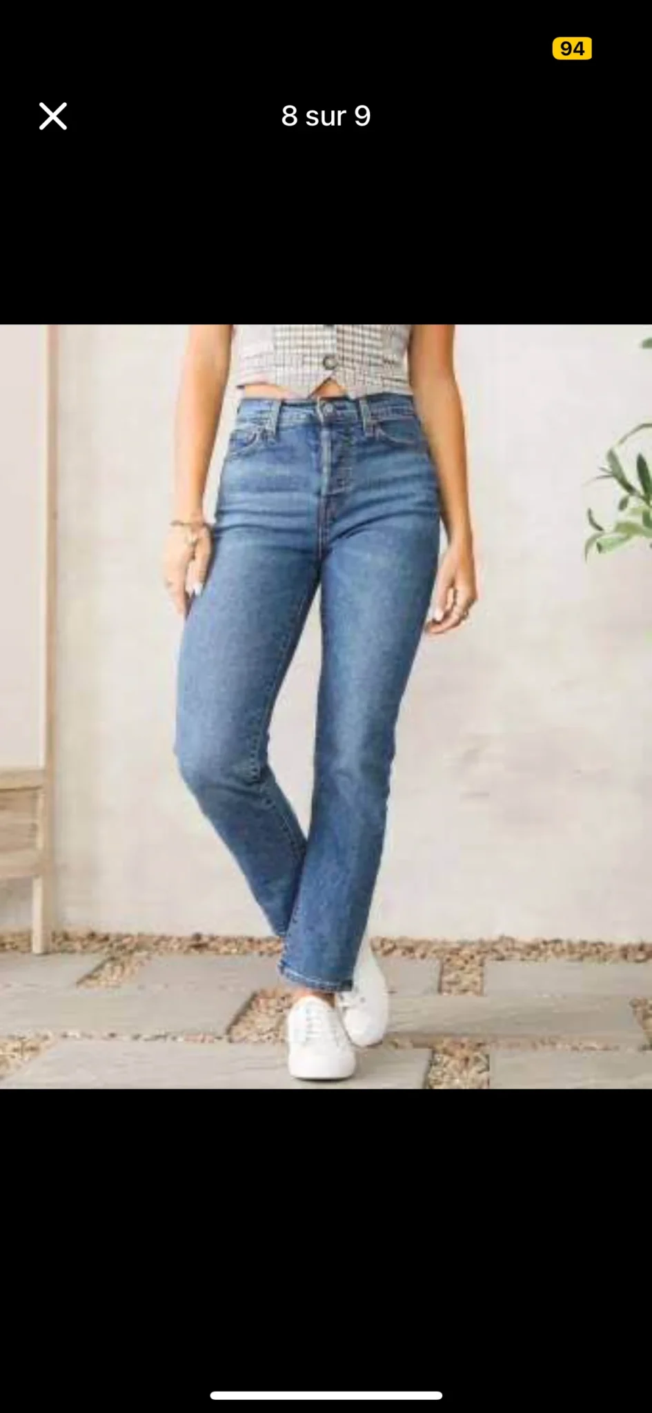 Image for Levi's Women's Wedgie High Rise Straight Jeans Love In The Mist - Medium Stone Wash size W30-L28 NEW
