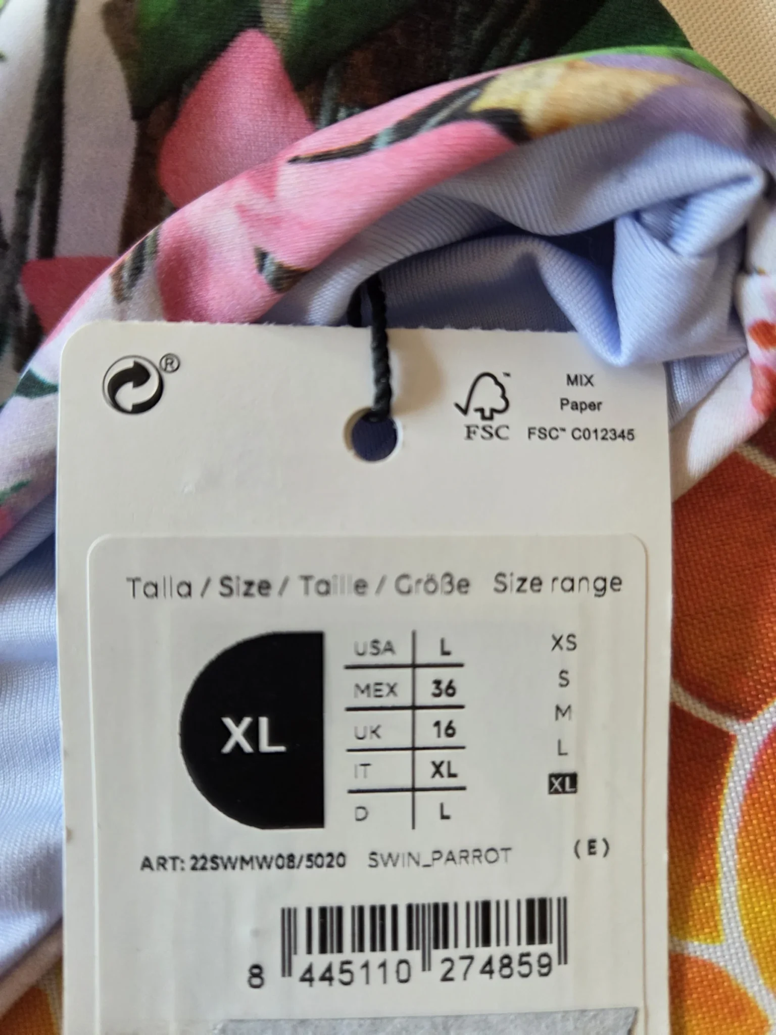 Image for Vibrant maillot Desigual neuf avec étiquette