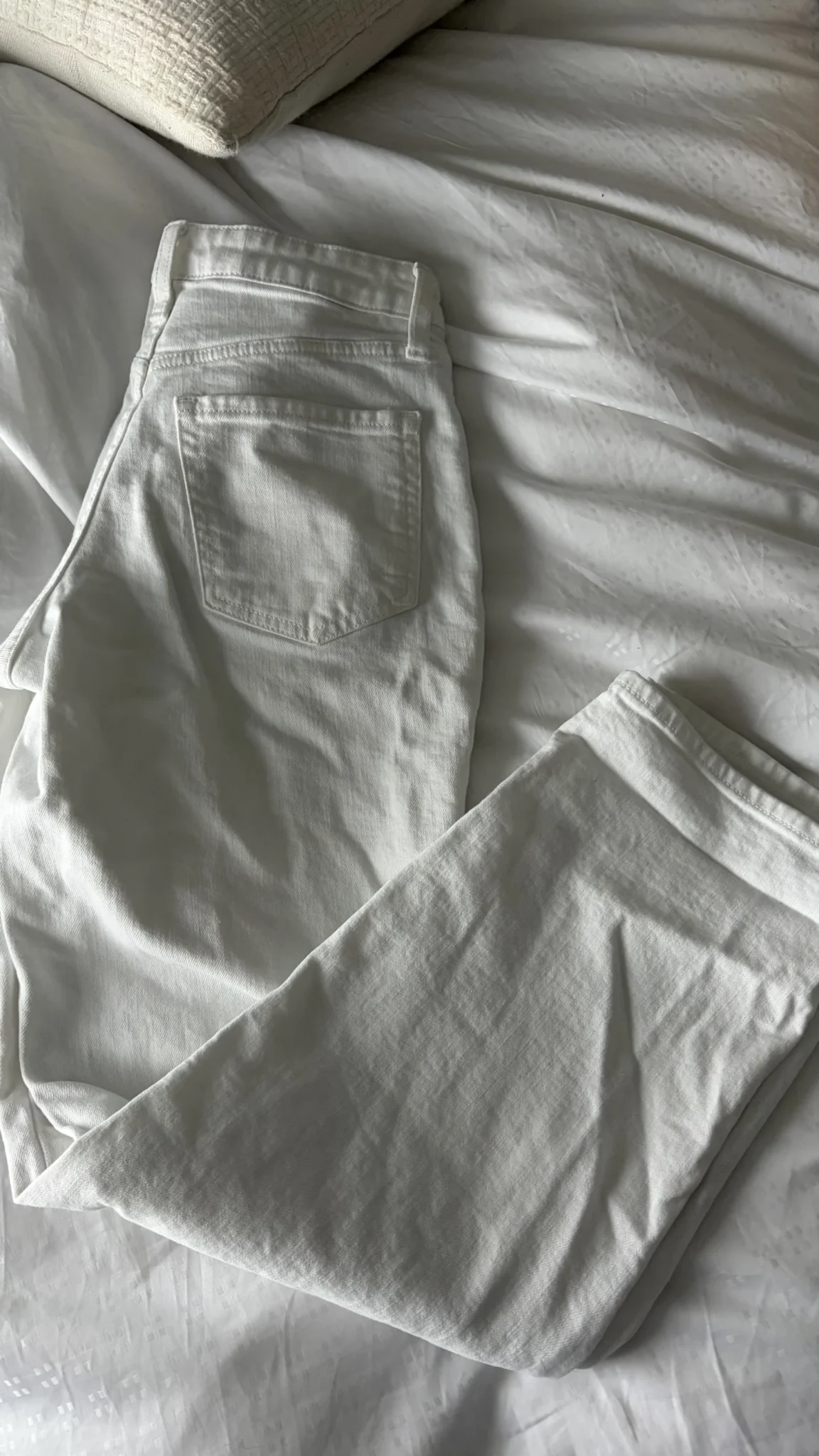 Featured image for Jeans blanc droit