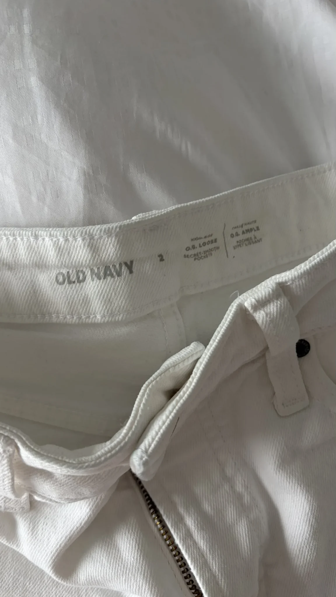 Image for Jeans blanc droit