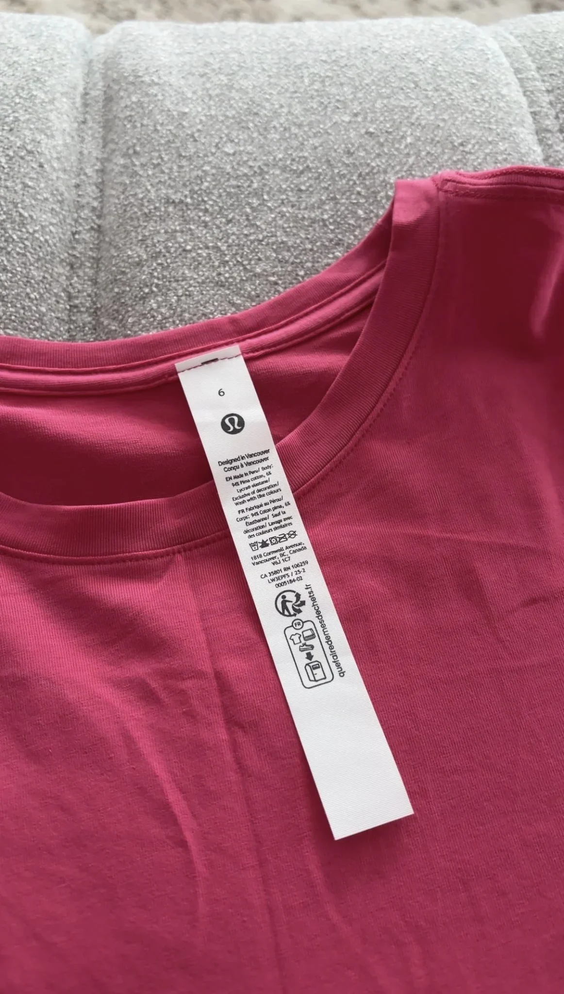 Image for Lululemon top