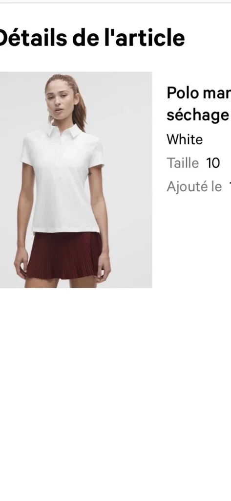 Featured image for Lululemon polo shirt