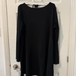 Featured thumbnail for Robe texturée noire XL