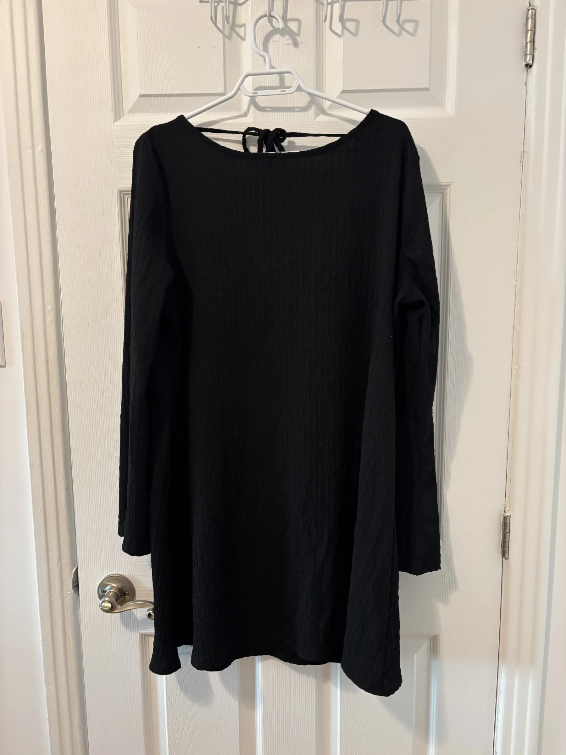 Robe texturée noire XL Womance seconde main