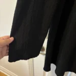 Thumbnail for Robe texturée noire XL