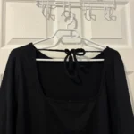 Thumbnail for Robe texturée noire XL
