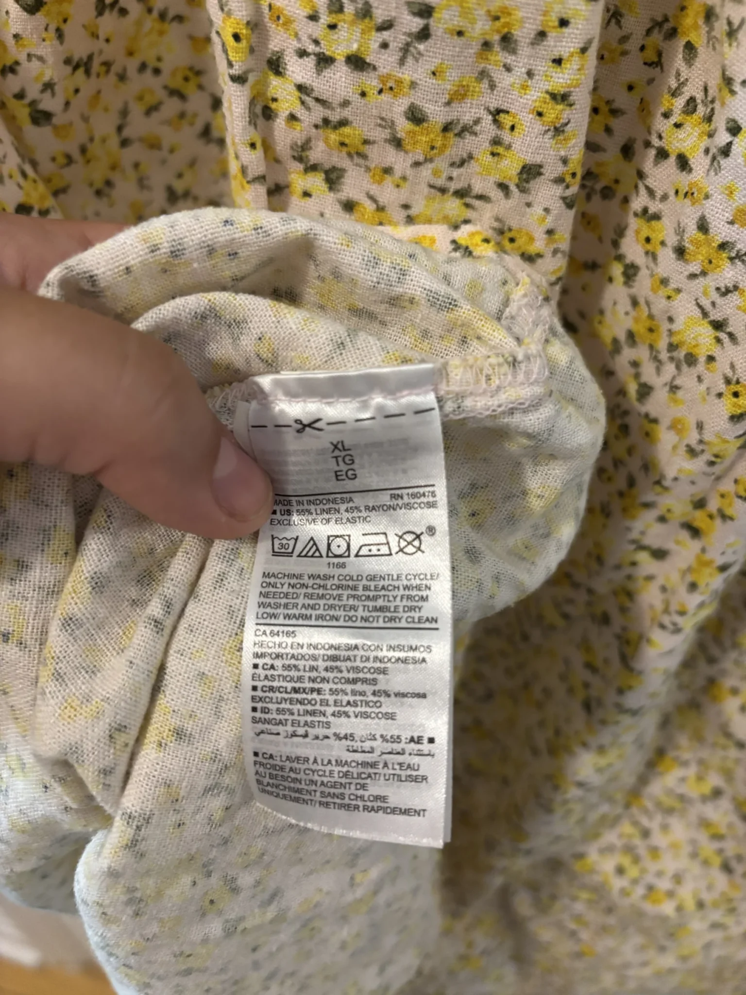 Image for Robe fleurie lila et jaune