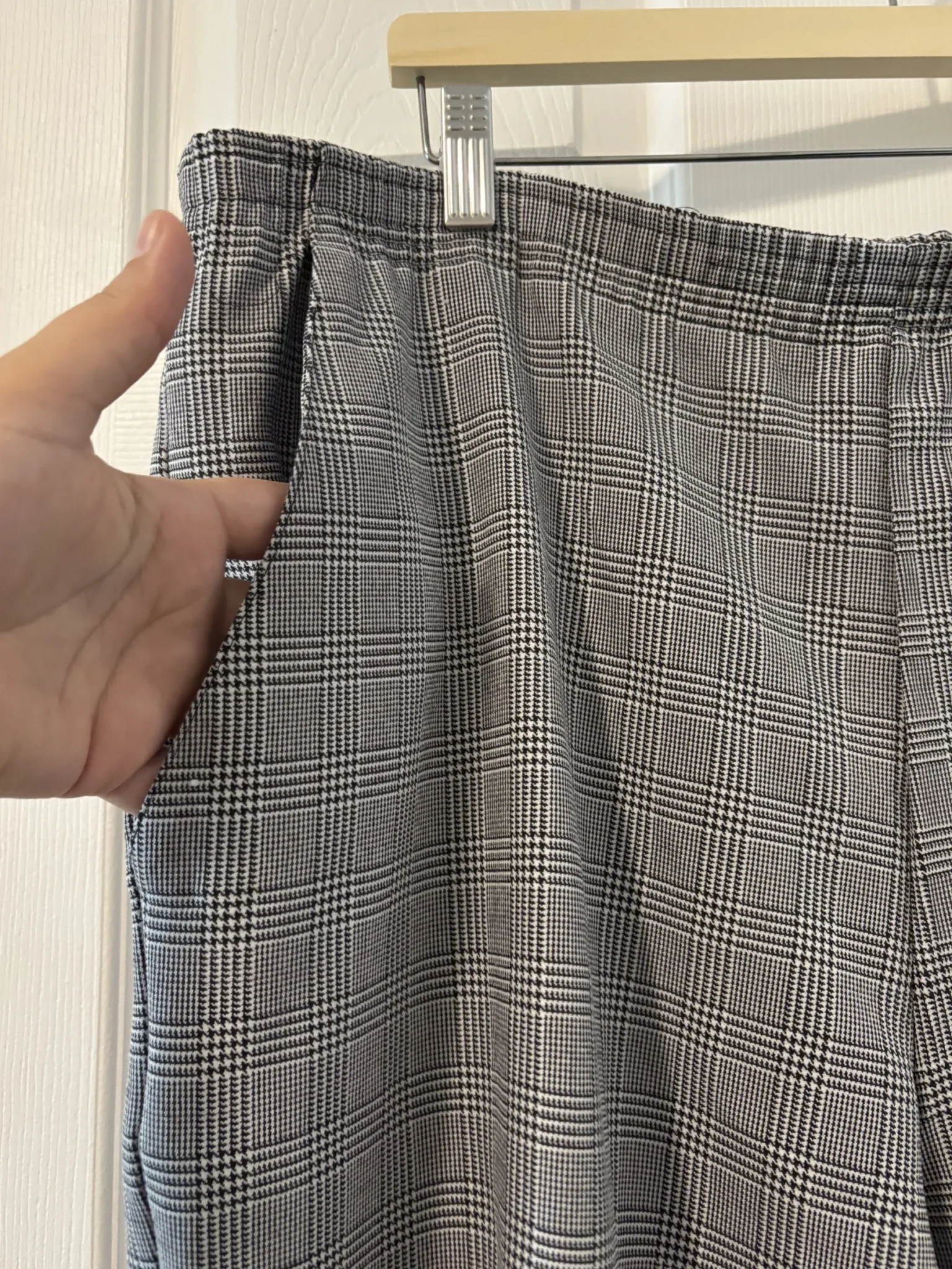Image for Pantalon carreauté gris